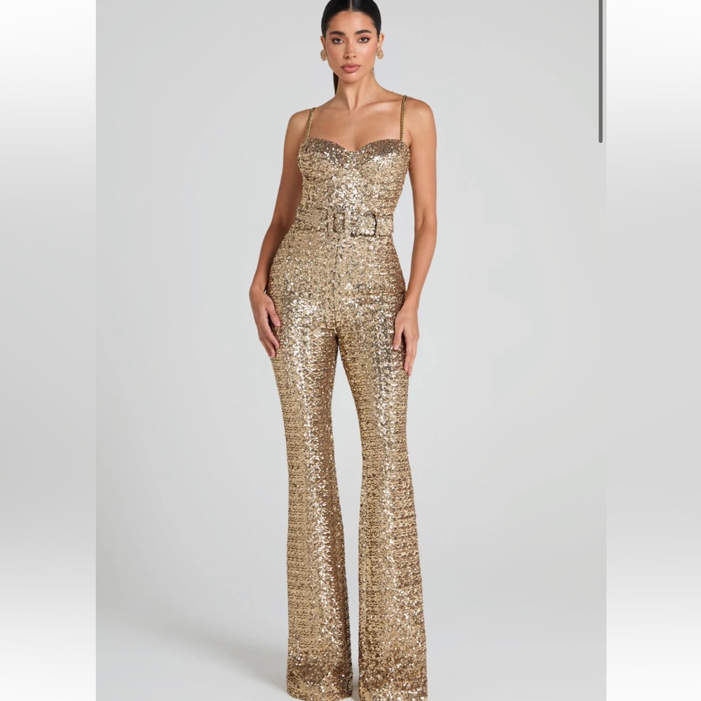 Gold Sequin Jumpsuit